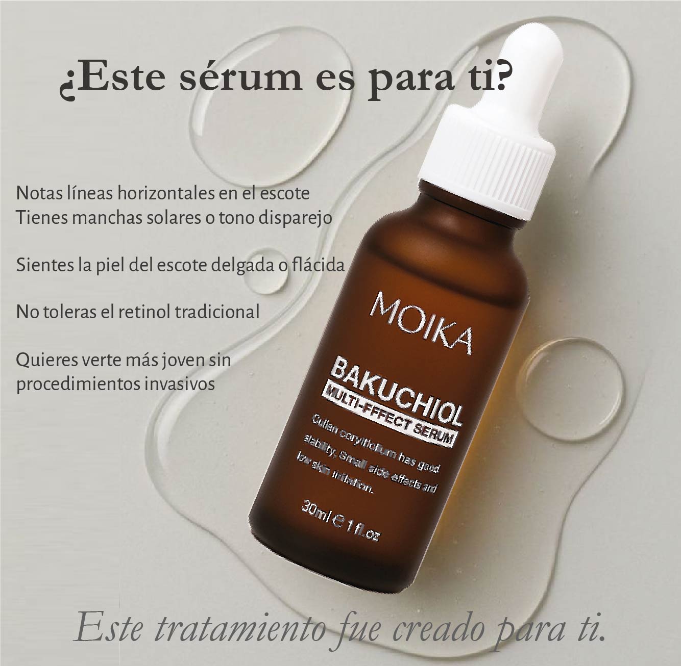 SERUM  ANTIEDAD BAKUCHIOL MOIKA