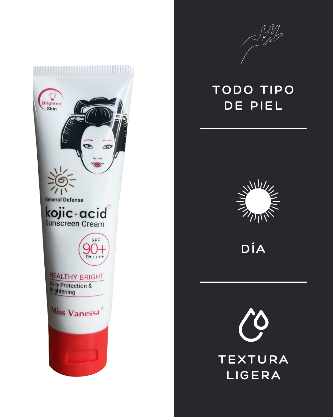 Protector Solar Despigmentante con ácido kojico