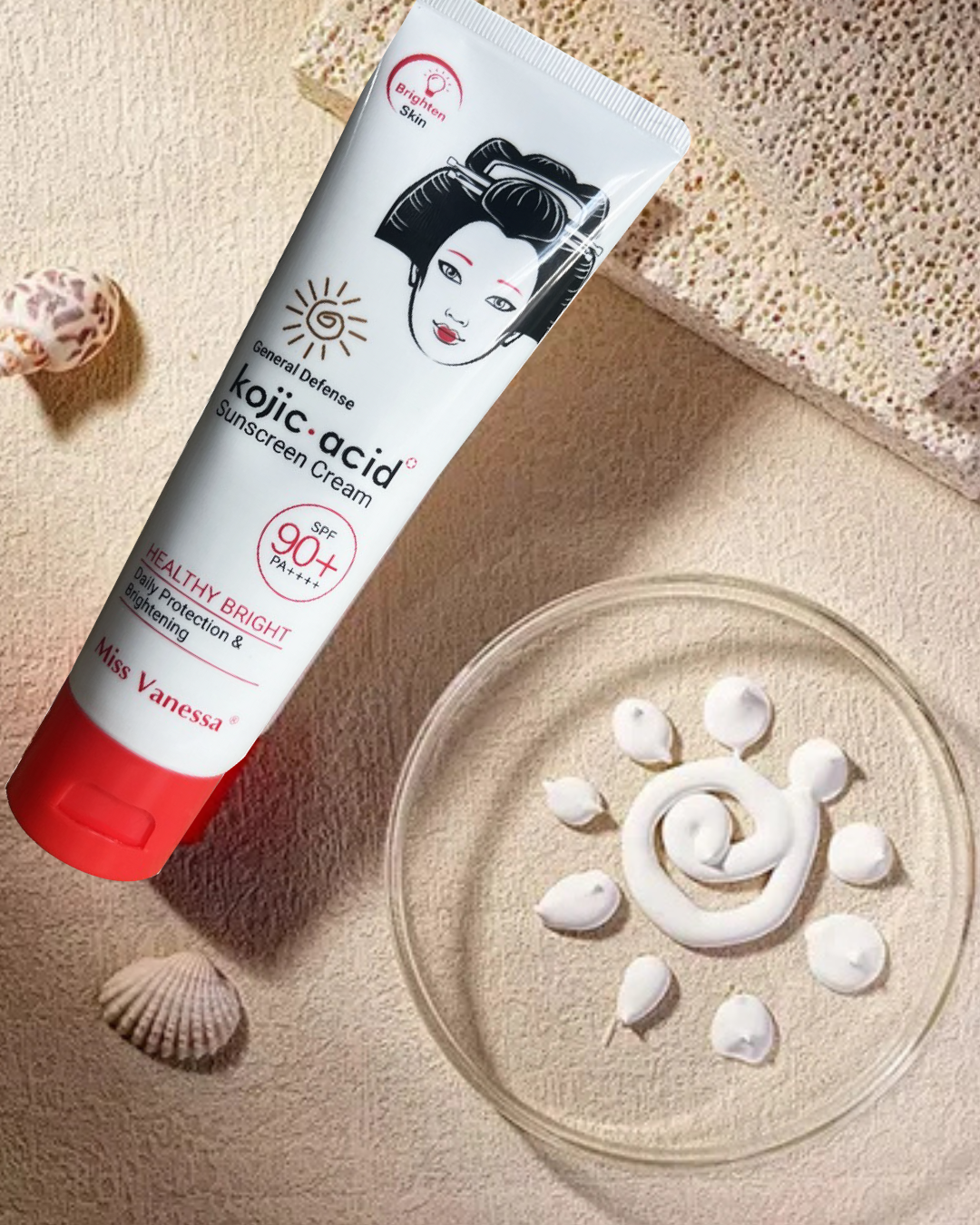 Protector Solar Despigmentante Manos de ácido kojico